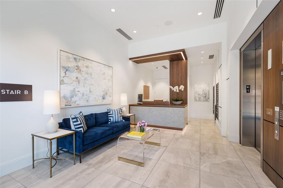 Furnished interior view inside a new home in Westmore, Houston (Image 6). Furnished interior view inside a new home in Westmore, Houston (Image 6).