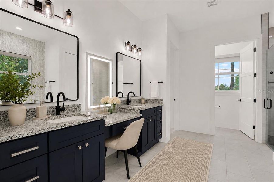 Furnished interior view inside a new home in , Dade City (Image 14). Furnished interior view inside a new home in , Dade City (Image 14).