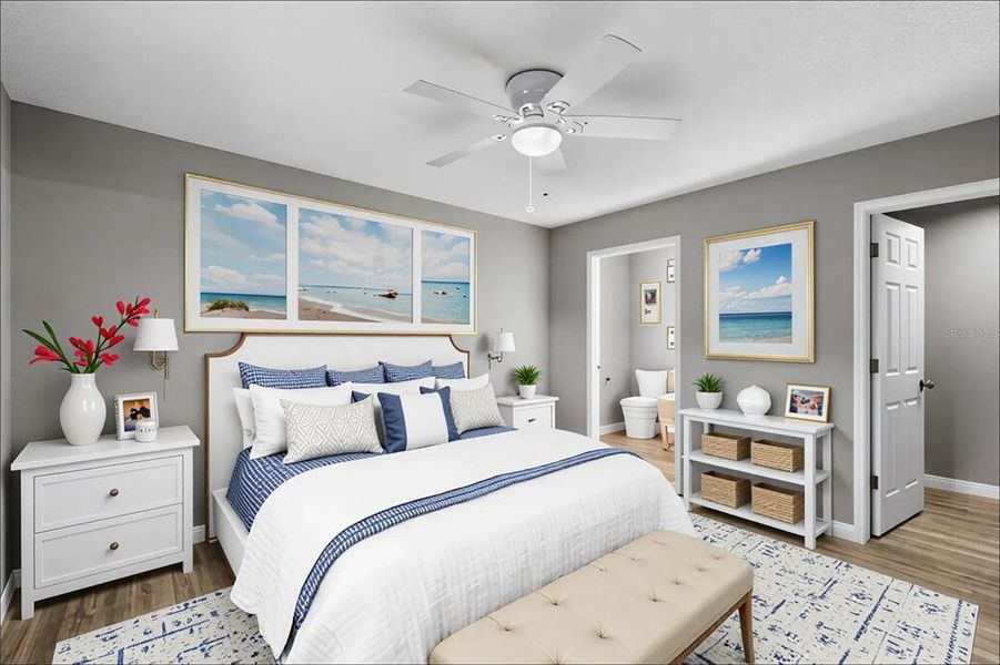 Furnished interior view inside a new home in , Sarasota (Image 11).