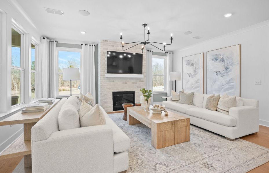 Representative furnished interior of a home built from the Mystique by Pulte Homes in Forest Creek, Waxhaw (Image 88).