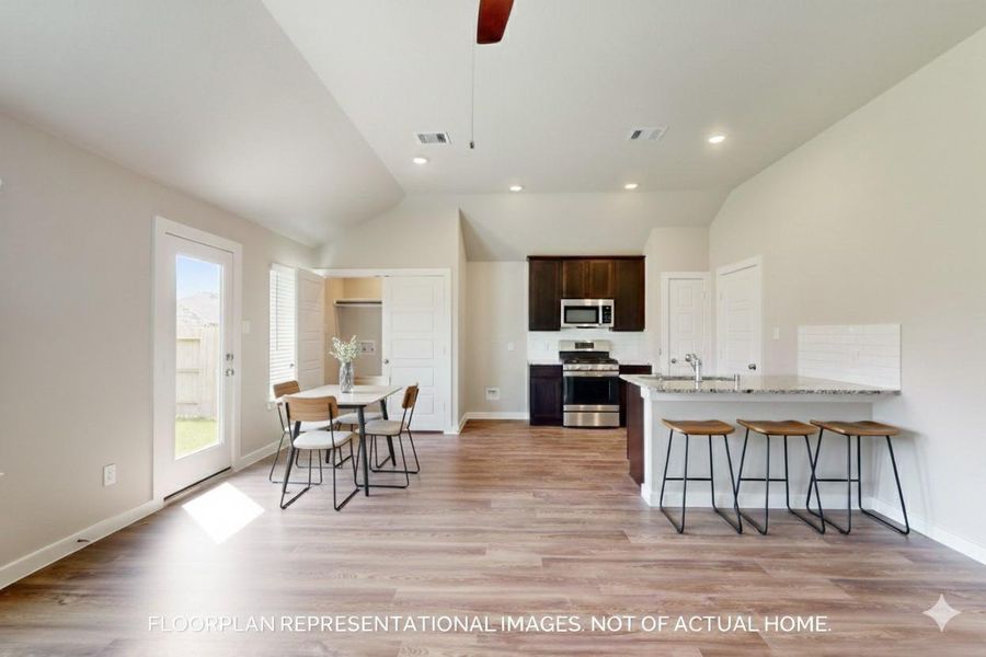 Furnished interior view inside a new home in Ambrose, La Marque (Image 4).