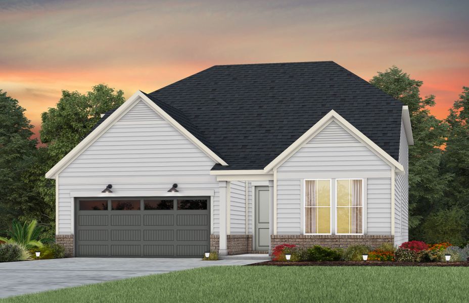 Representative exterior photo of a completed home built from the Palmary by Pulte Homes in Forest Creek, Waxhaw, NC (Image 22).