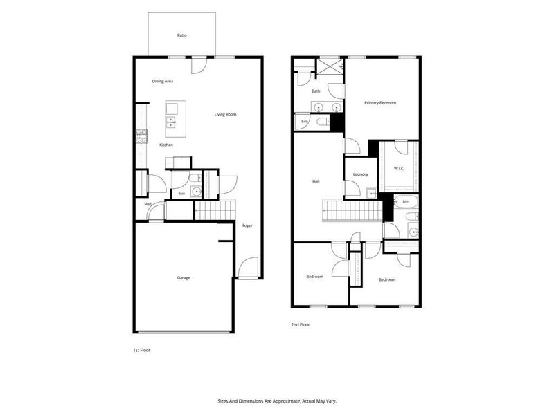 2D floor plan layout of this home in , Powder Springs, GA (Image 7).