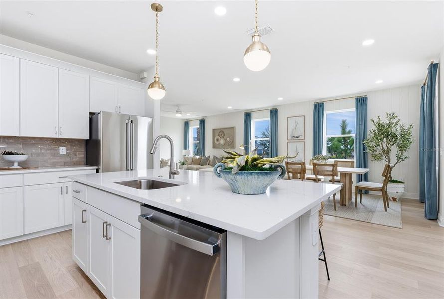 Furnished interior view inside a new home in Palmera at Wellen Park, North Port (Image 7).