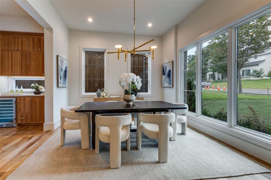 Furnished interior view inside a new home in , Dallas (Image 32).