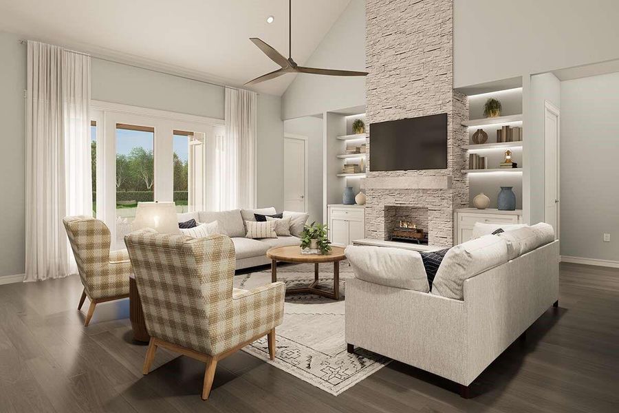 Furnished interior view inside a new home in , Washington (Image 7).