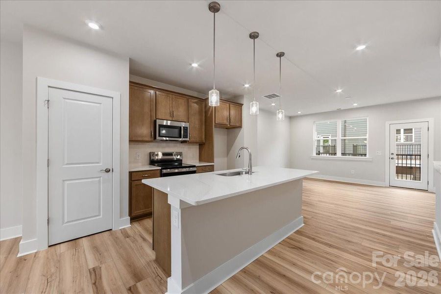 Large kitchen island