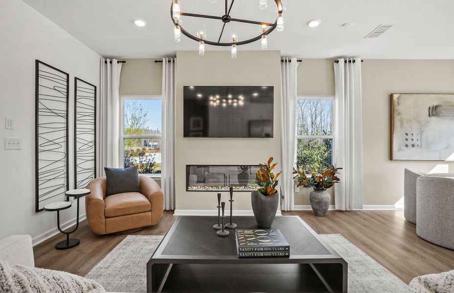 Representative furnished interior of a home built from the Carson by Pulte Homes in Mallard Park, Charlotte (Image 40).