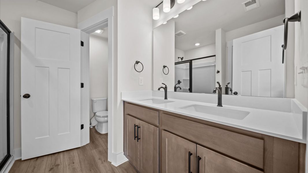 Furnished interior view inside a new home in Tyger Ridge, Moore (Image 26).