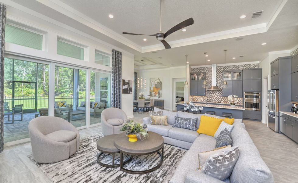 Furnished interior view inside a new home in Seven Pines, Jacksonville (Image 10).