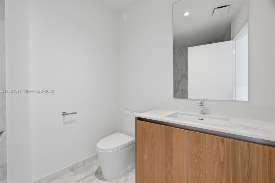 Furnished interior view inside a new home in , Miami (Image 10).