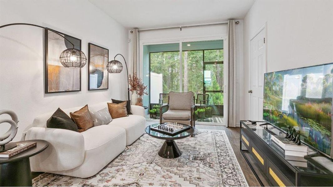 Furnished interior view inside a new home in , St. Augustine (Image 9).