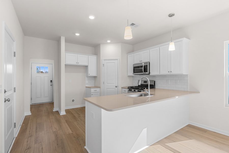 Furnished interior view inside a new home in Tucker Ridge, Pendleton (Image 9). Furnished interior view inside a new home in Tucker Ridge, Pendleton (Image 9).