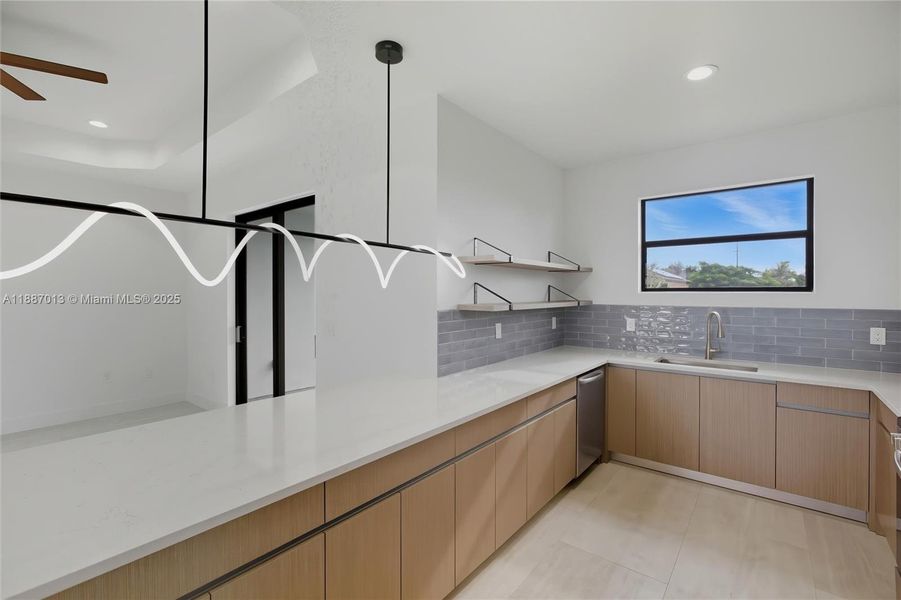 Furnished interior view inside a new home in , Cape Coral (Image 9). Furnished interior view inside a new home in , Cape Coral (Image 9).