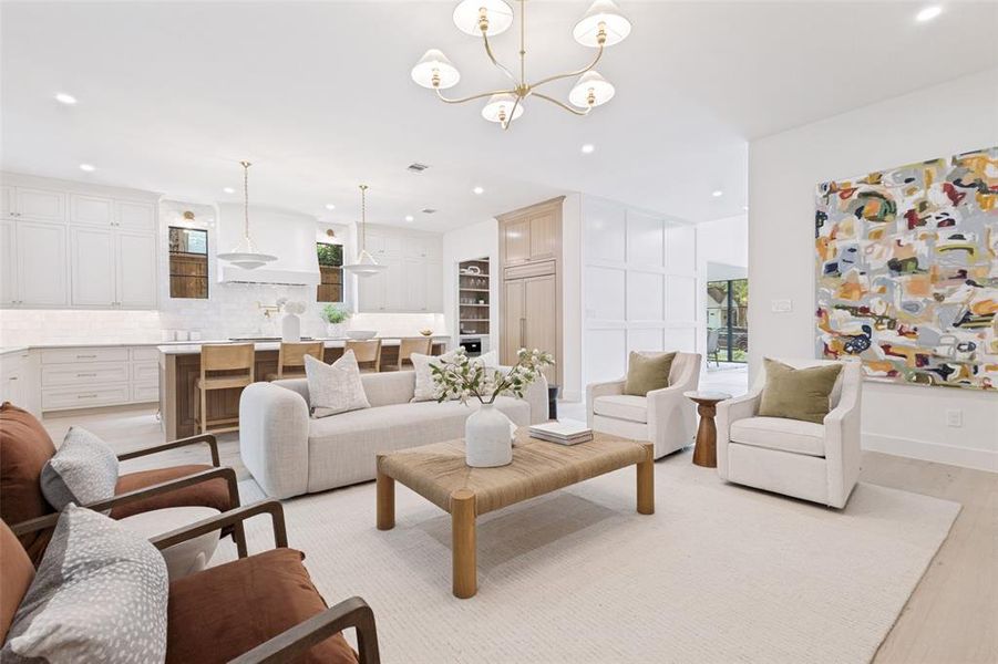 Furnished interior view inside a new home in , Dallas (Image 7). Furnished interior view inside a new home in , Dallas (Image 7).