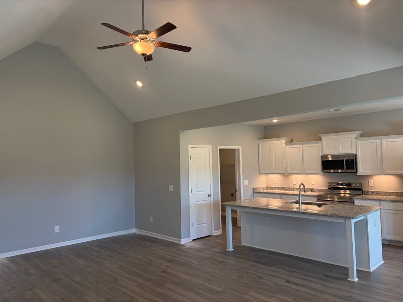Furnished interior view inside a new home in Cumberland Estates, Fairview (Image 4).