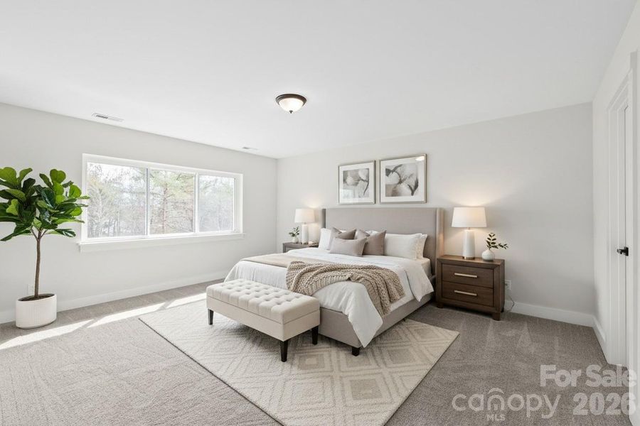 Furnished interior view inside a new home in , Hickory (Image 10).