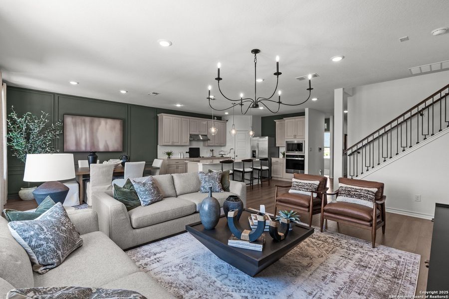 Furnished interior view inside a new home in Dove Song, Marion (Image 6).