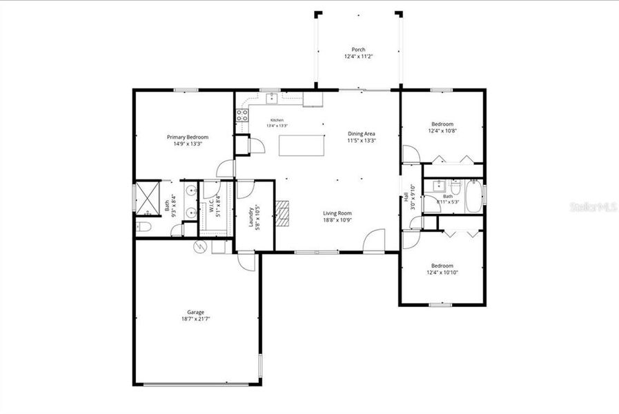 2D floor plan layout of this home in , Ocala, FL (Image 5).