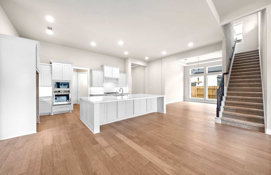 Furnished interior view inside a new home in Audubon 60′, Magnolia (Image 9).