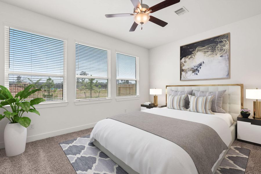 Representative furnished interior of a home built from the Marion by Chesmar Homes in Sunterra, Katy (Image 3). Representative furnished interior of a home built from the Marion by Chesmar Homes in Sunterra, Katy (Image 3).