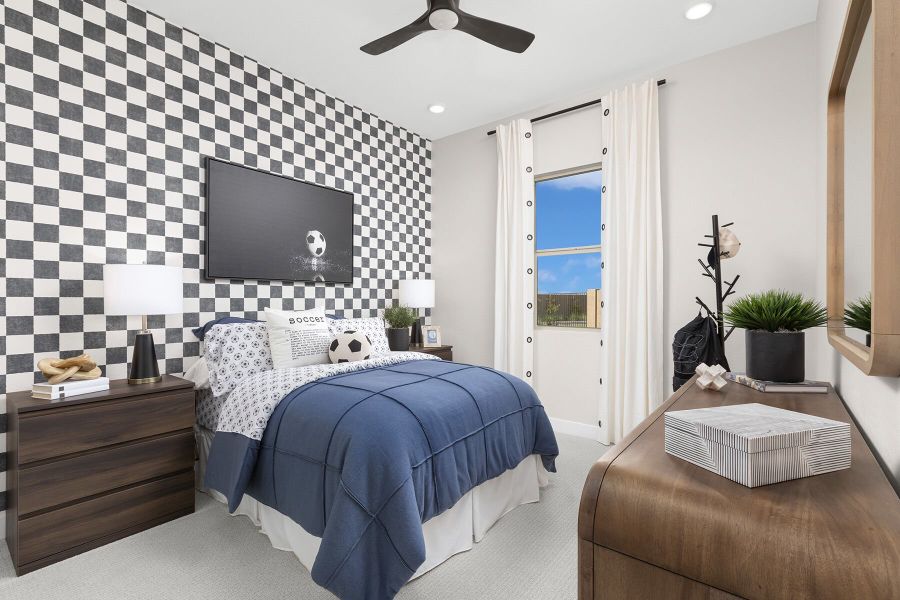 Representative furnished interior of a home built from the Garnet by Mattamy Homes in Rosewood Heights, San Tan Valley (Image 15). Representative furnished interior of a home built from the Garnet by Mattamy Homes in Rosewood Heights, San Tan Valley (Image 15).