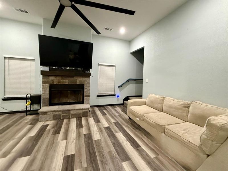 Furnished interior view inside a new home in , Point (Image 9).