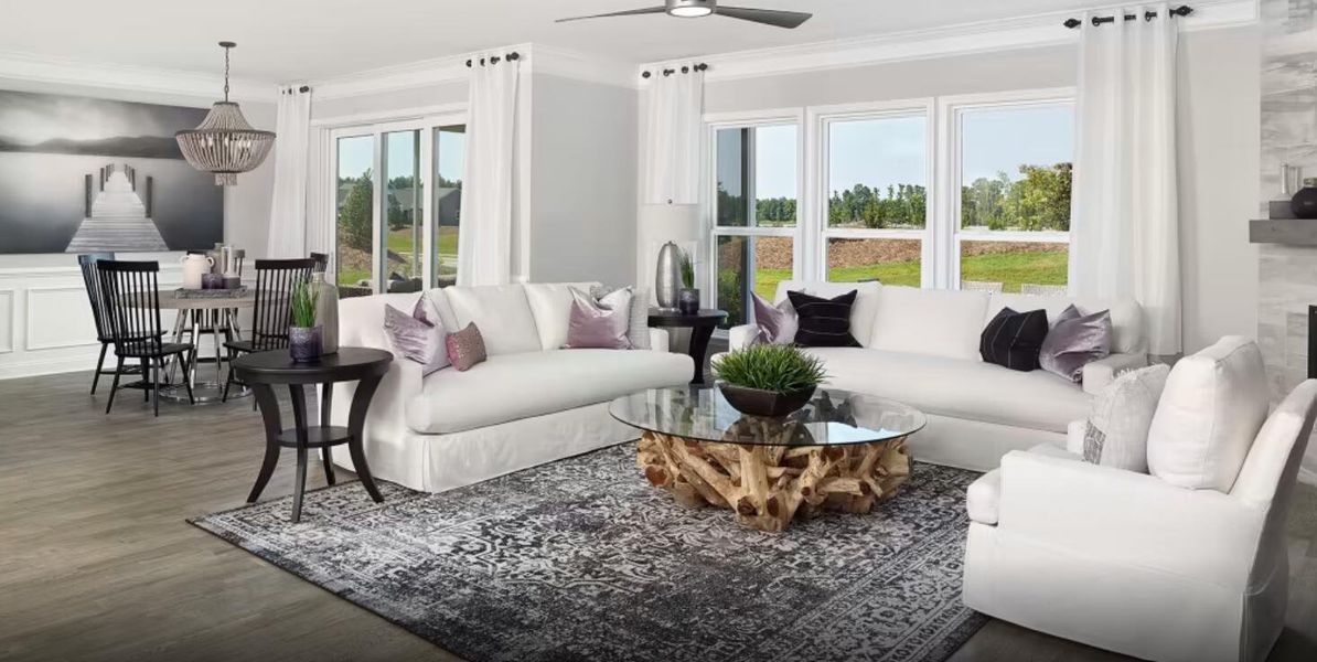 Furnished interior view inside a new home in Sea Island Preserve, Johns Island (Image 11).
