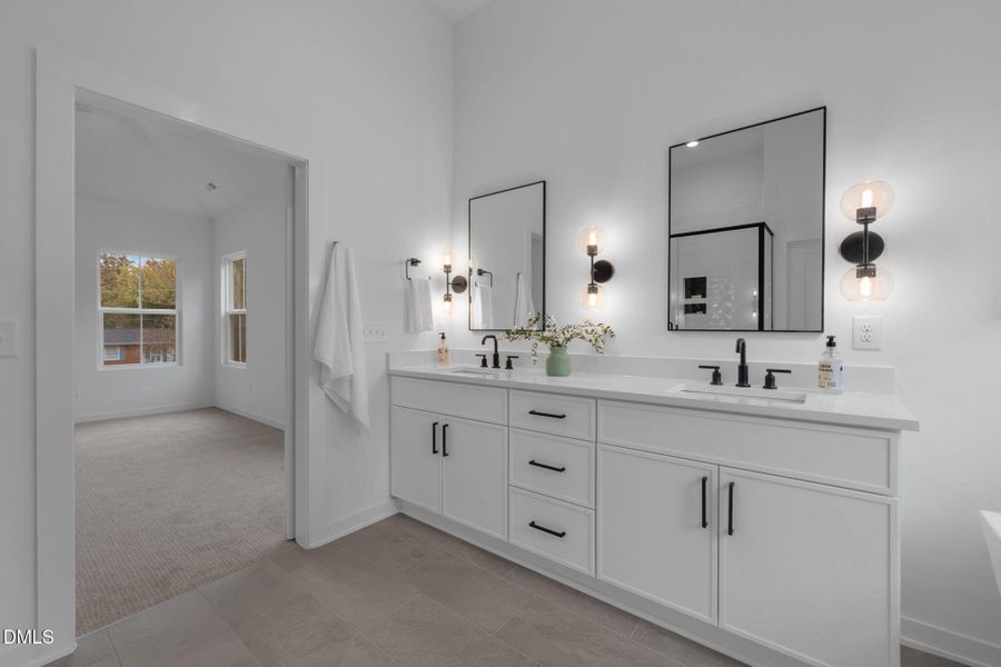 Primary Double Vanity