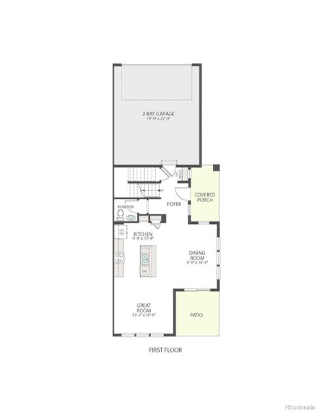 2D floor plan layout of this home in , Berthoud, CO (Image 3).