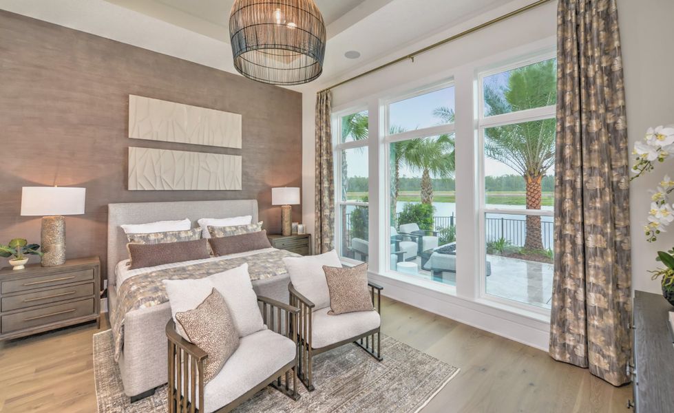 Furnished interior view inside a new home in EverRange, Jacksonville (Image 16).