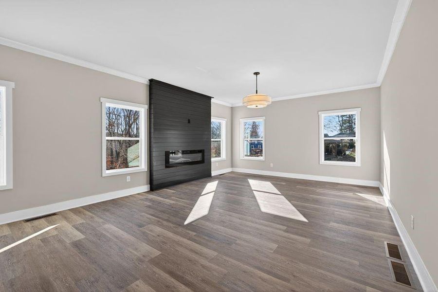 Spacious, unfurnished interior of a new home in , Flowery Branch (Image 43).