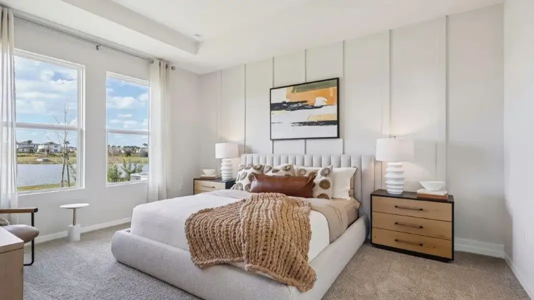 Furnished interior view inside a new home in Hawthorne Ranch, Lakeland (Image 28).
