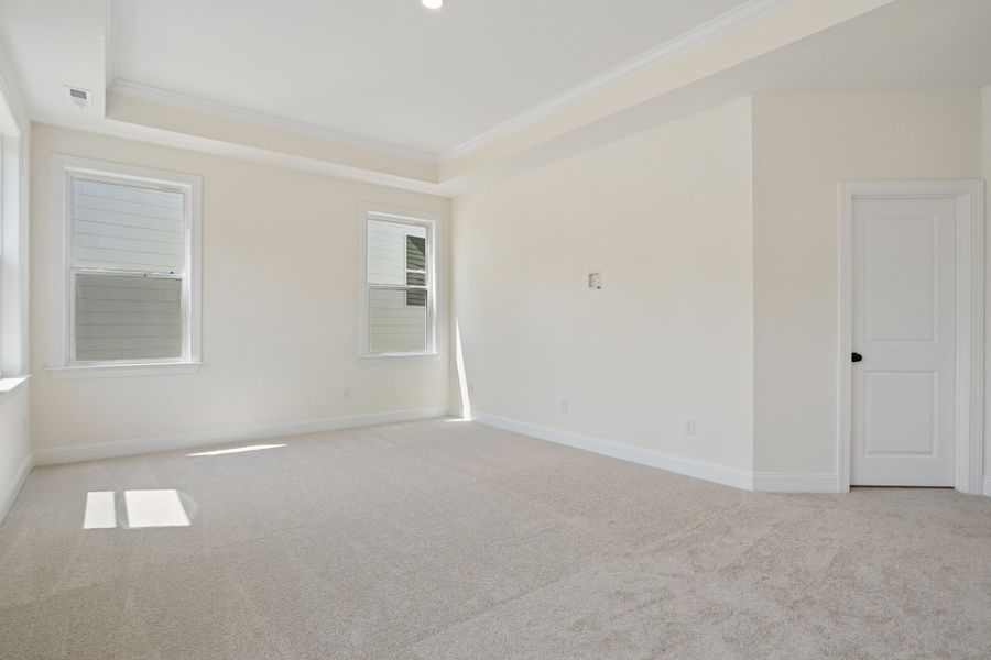 Representative unfurnished interior of a home built from the Jordan by Caruso Homes in Blue Run, Raleigh (Image 37). Representative unfurnished interior of a home built from the Jordan by Caruso Homes in Blue Run, Raleigh (Image 37).
