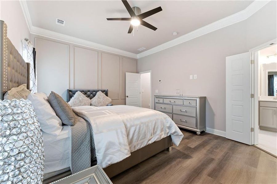 Furnished interior view inside a new home in , Decatur (Image 27).