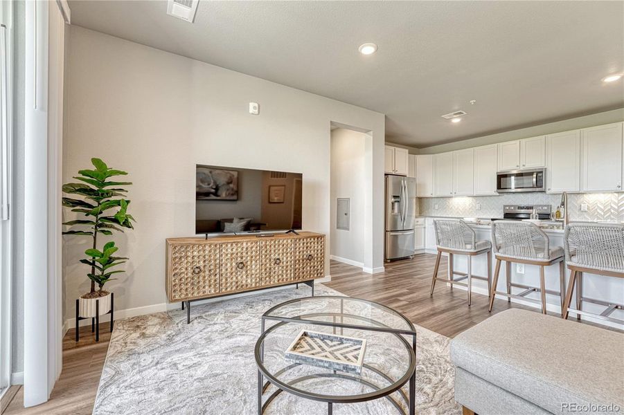 Furnished interior view inside a new home in The Trails at Westcreek, Parker (Image 6).