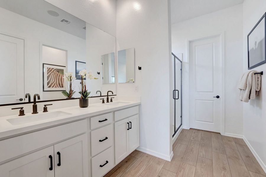 Representative furnished interior of a home built from the Copper by Mattamy Homes in Tyler Ranch, Buckeye (Image 34).