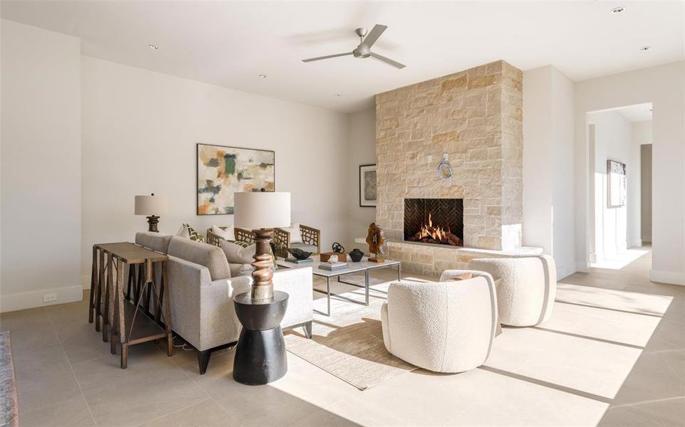 Furnished interior view inside a new home in , Dallas (Image 16). Furnished interior view inside a new home in , Dallas (Image 16).