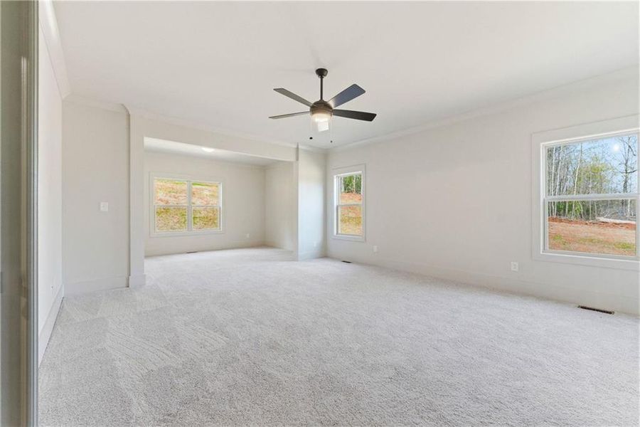 Spacious, unfurnished interior of a new home in Steeplechase, Hoschton (Image 21).