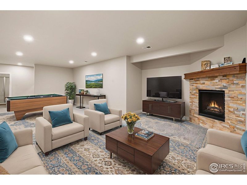 Furnished interior view inside a new home in , Loveland (Image 18).