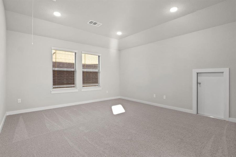 Bedroom in the Willow home plan by Trophy Signature Homes – REPRESENTATIVE PHOTO Bedroom in the Willow home plan by Trophy Signature Homes – REPRESENTATIVE PHOTO