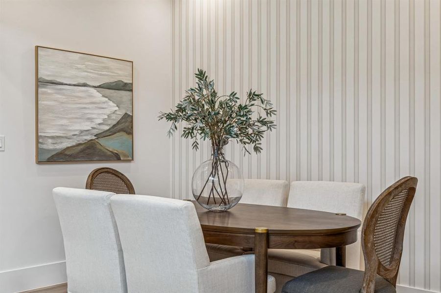 Furnished interior view inside a new home in , Dallas (Image 11).