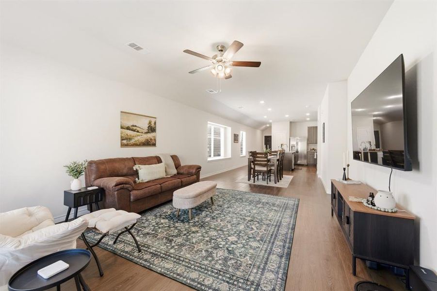 Furnished interior view inside a new home in Retreat at Fossil Creek, Fort Worth (Image 14).