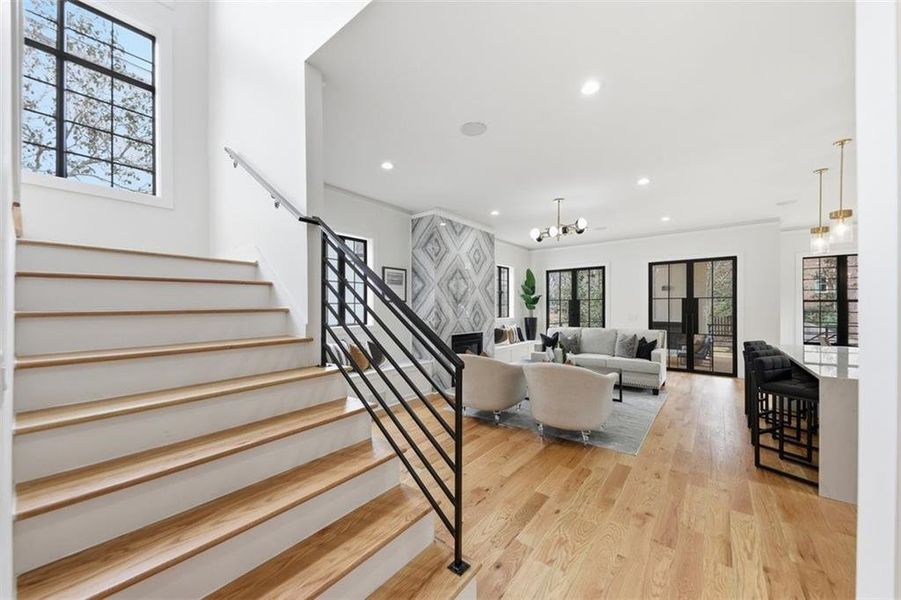 Furnished interior view inside a new home in , Brookhaven (Image 7).