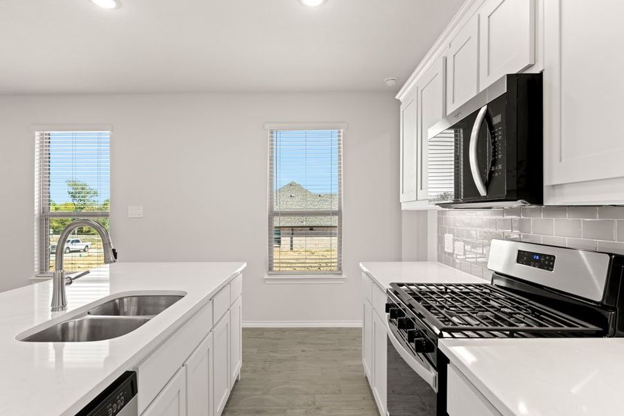 Representative exterior photo of a completed home built from the Cottonwood by Impression Homes in ValleyBrooke, Mesquite, TX (Image 6).