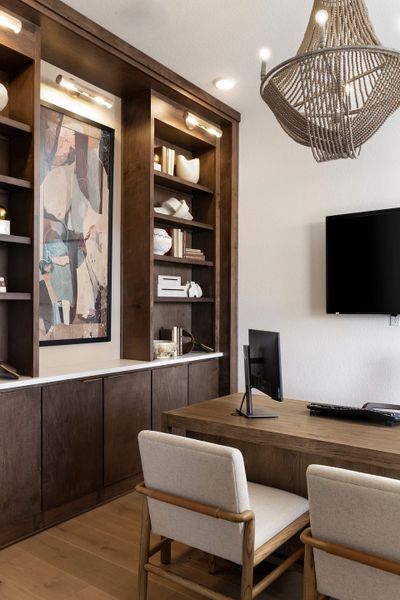 Furnished interior view inside a new home in Lariat, Liberty Hill (Image 7).