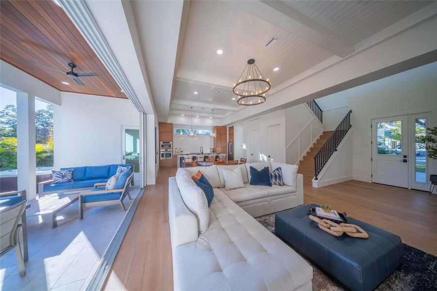 Furnished interior view inside a new home in , Sarasota (Image 71).