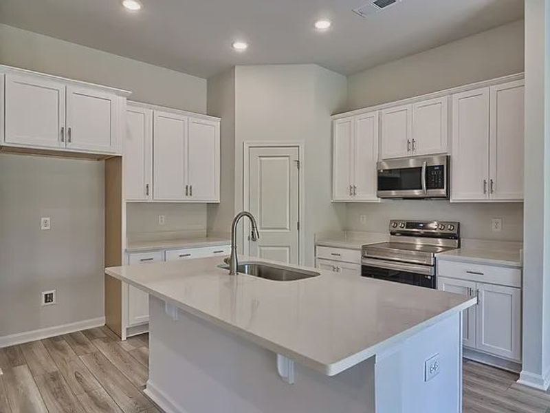 Furnished interior view inside a new home in Amber Hill, West Columbia (Image 4).