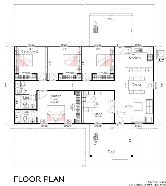 2D floor plan layout of this home in , La Pryor, TX (Image 3). 2D floor plan layout of this home in , La Pryor, TX (Image 3).