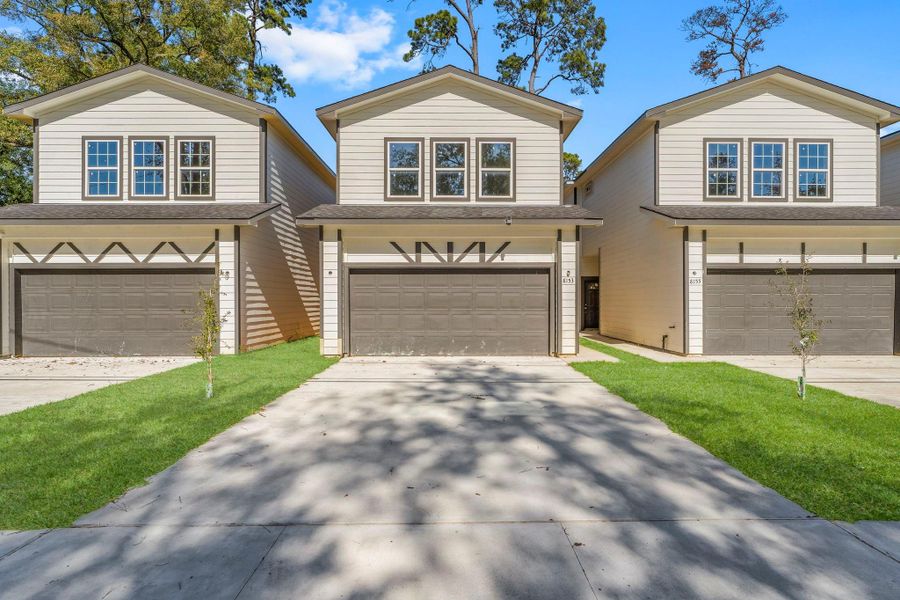 Front exterior of a new home in , Houston, TX, highlighting curb appeal (Image 2). Front exterior of a new home in , Houston, TX, highlighting curb appeal (Image 2).